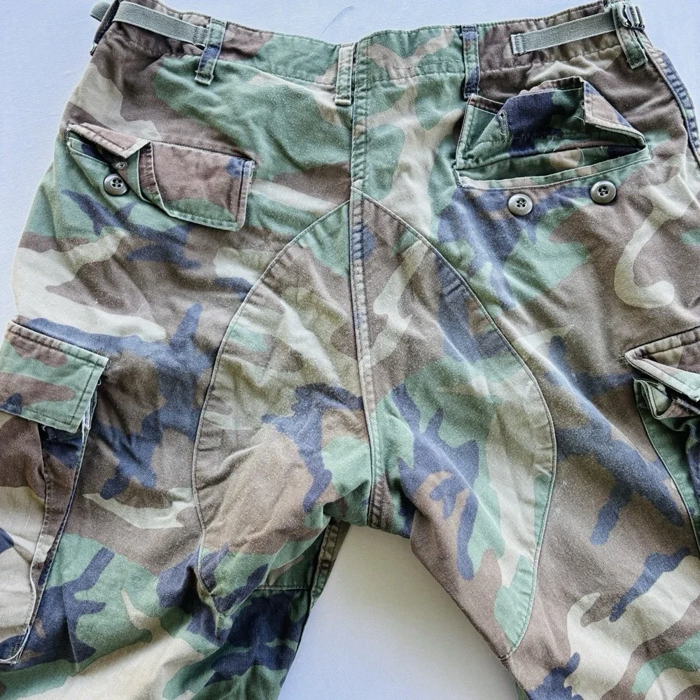 Vintage USGI BDU Pants Woodland Camo‎ Medium Long 30–35x33.5–36.5 Military READ